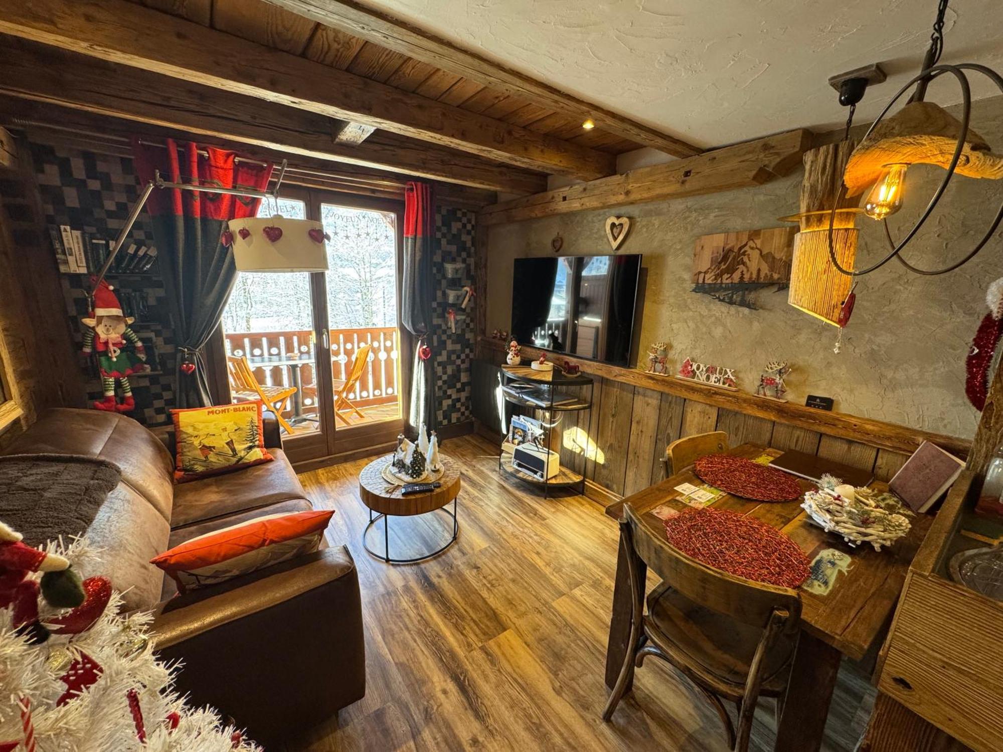 Apartamento Le Coup De Coeur Les Houches Exterior foto